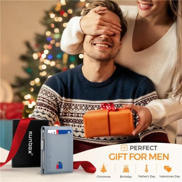 New Slim Novelty Wallets for Men RFID Blocking 11 Card Holder Minimalist - Picture 7 of 7